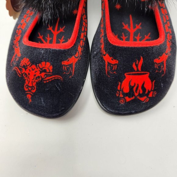 Hot Chocolate Design Chocolaticas VELVET SNAKE Mary Jane Flats Shoes Sz 35 US 5 - Picture 4 of 6